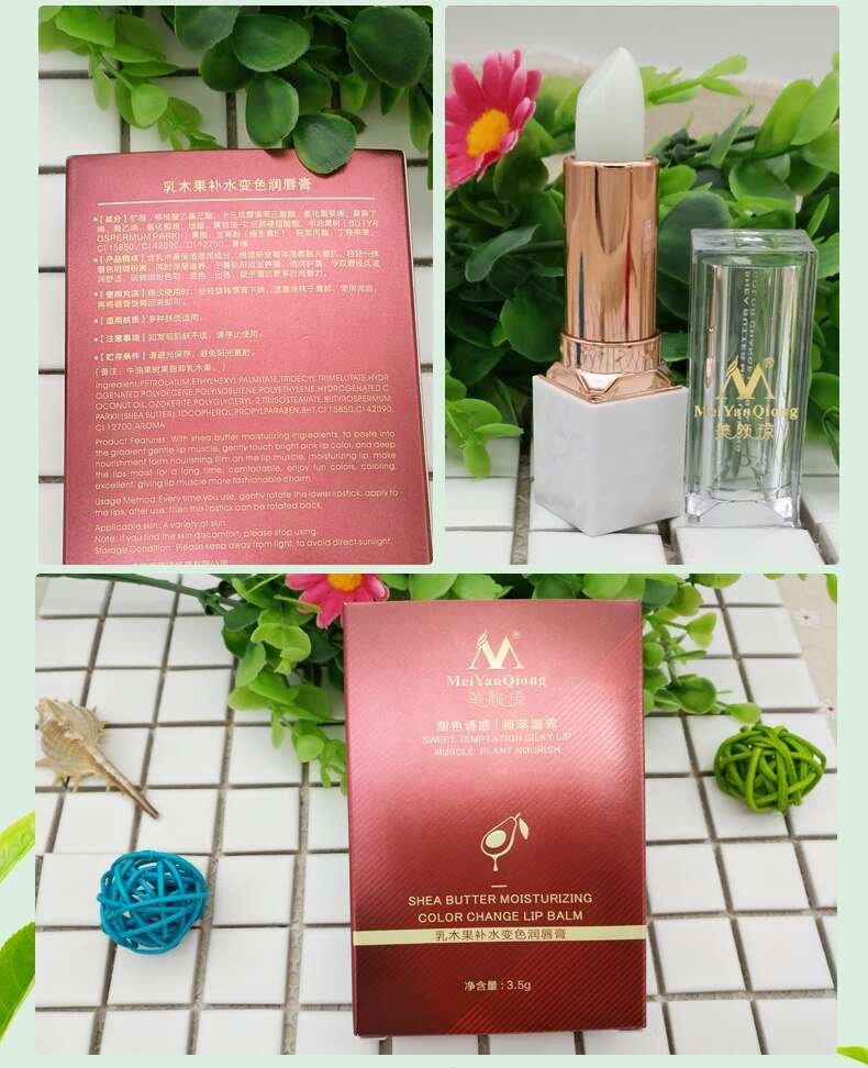 Shea Butter Moisturizing Colored Lip Balm