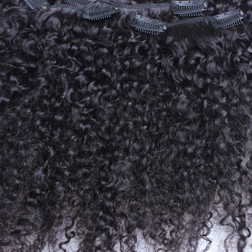 Women's Curly Clip Hair Extensions Set 7 Pcs