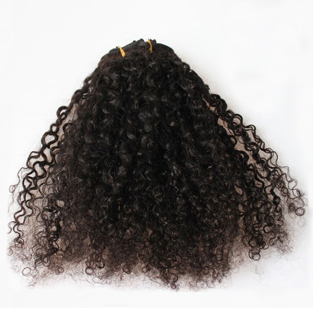 Women's Curly Clip Hair Extensions Set 7 Pcs