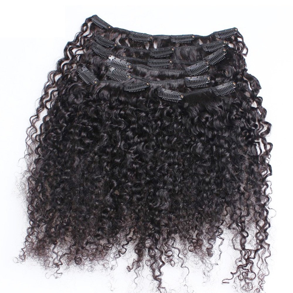 Women's Curly Clip Hair Extensions Set 7 Pcs
