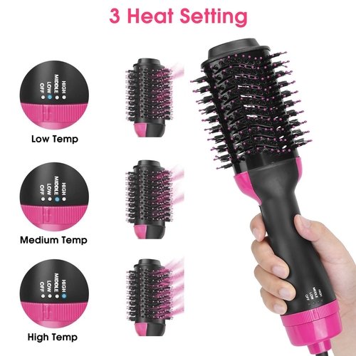 Hot Hair Brush 4 In 1 Hair Dryer Volumizer Brush Dryer Comb For - Image 3