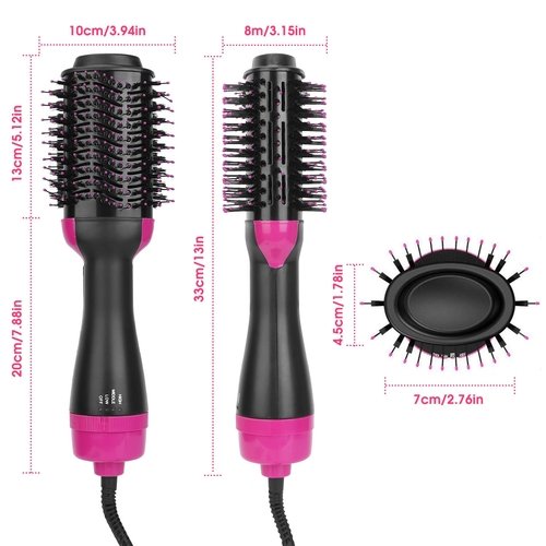 Hot Hair Brush 4 In 1 Hair Dryer Volumizer Brush Dryer Comb For - Image 4