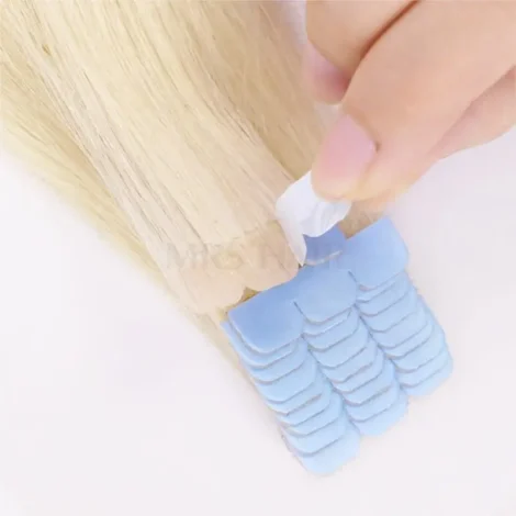 Extensiones de cabello natural en Mini Tape 3x0.8cm para dar mayor volumen 10pcs