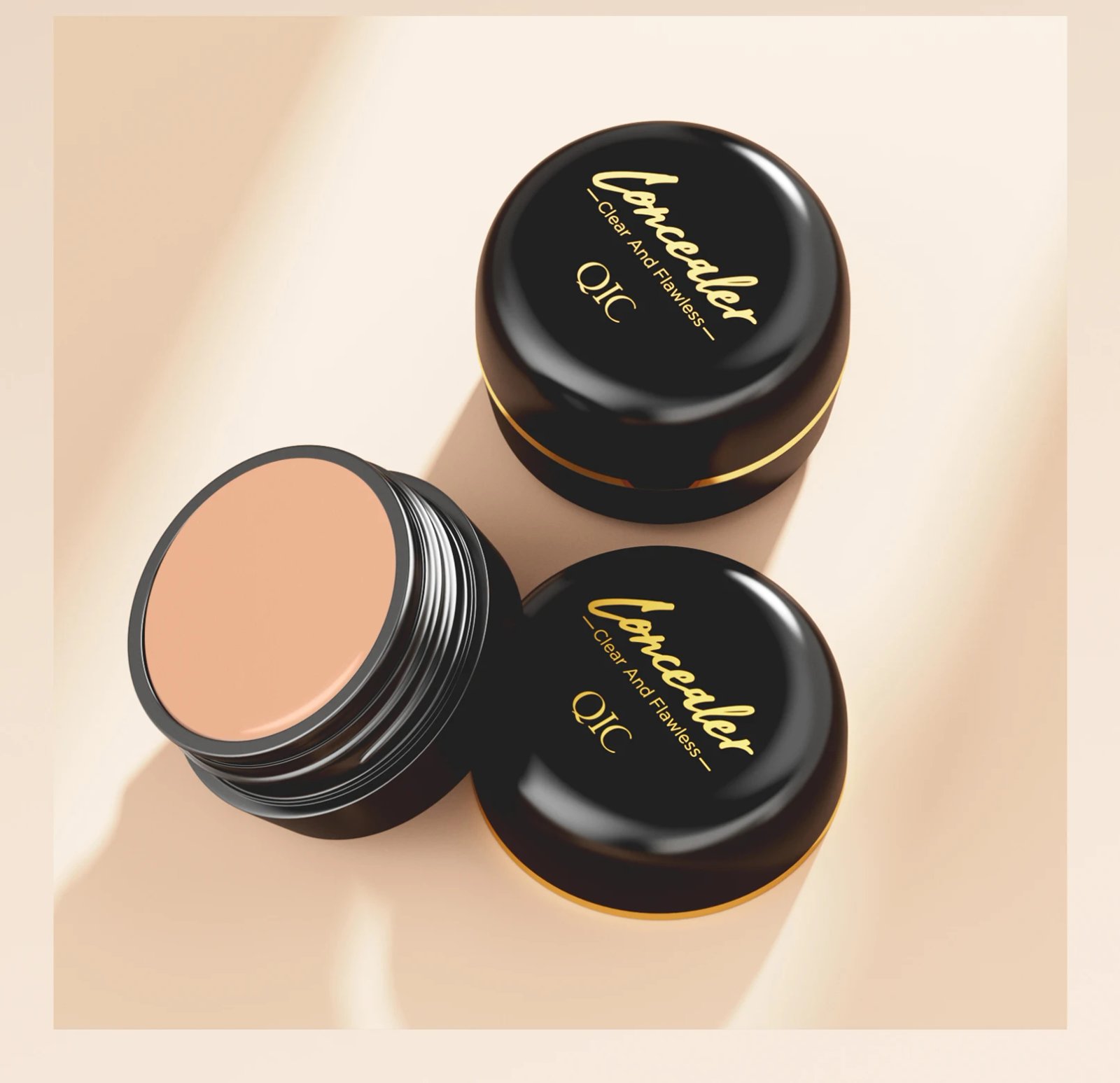 Waterproof Full Coverage Concealer for Tattoos, Scars - Natural Finish Foundation for All Skin Tones & Types