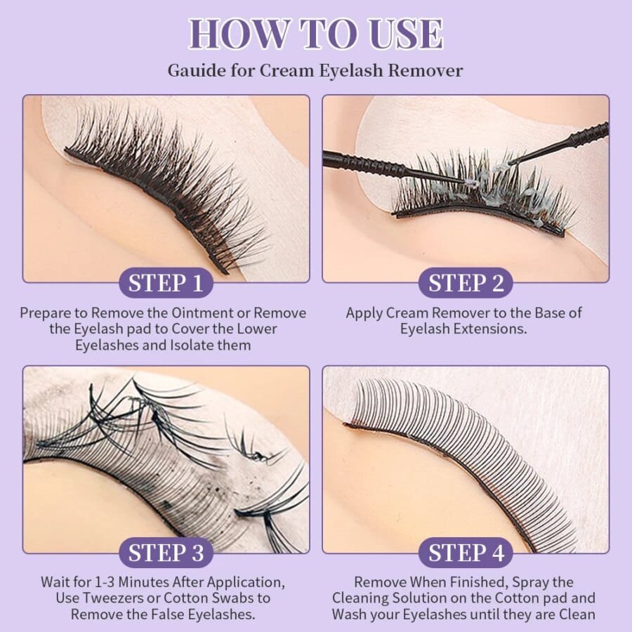 Professional Eyelash Extension Adhesive Remover: 5g Gel for Effective Glue Removal - Image 5