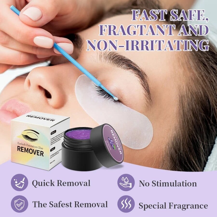 Professional Eyelash Extension Adhesive Remover: 5g Gel for Effective Glue Removal