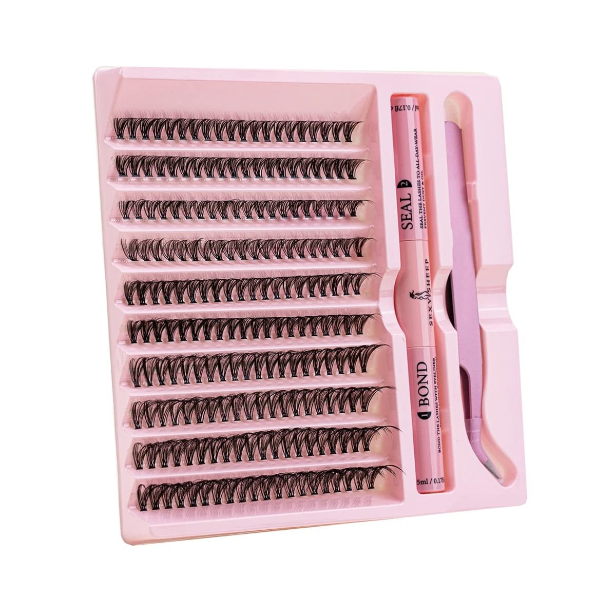 Individual Eyelashes Extension Cluster Full Volume Lashes Natural Look 9-16MM DIY False Lashes Mink with bond and seal,tweezer Individual Eyelashes Extension Cluster Full Volume Lashes Natural Look 9-16MM DIY False Lashes Mink with bond and seal,tweezer
