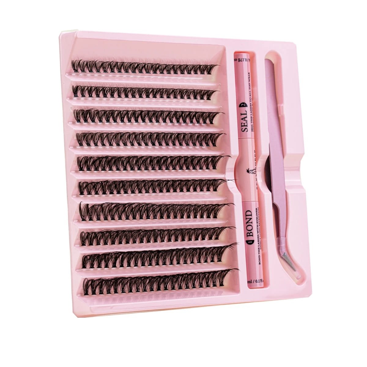 Individual Eyelashes Extension Cluster Full Volume Lashes Natural Look 9-16MM DIY False Lashes Mink with bond and seal,tweezer Individual Eyelashes Extension Cluster Full Volume Lashes Natural Look 9-16MM DIY False Lashes Mink with bond and seal,tweezer