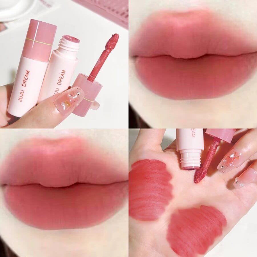 Velvety Matte Lipstick Mist Effect – Milk Coffee Tone, Light and Soft Texture - Image 2