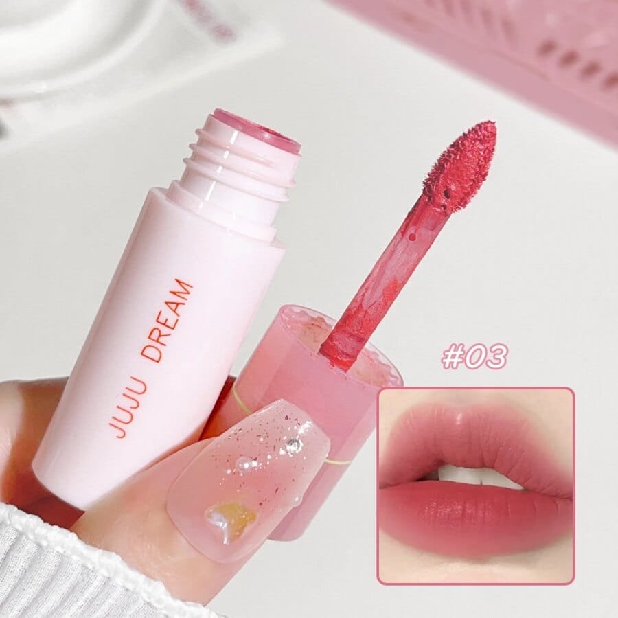 Velvety Matte Lipstick Mist Effect – Milk Coffee Tone, Light and Soft Texture - Image 3