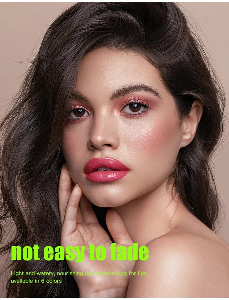 6-tone moisturizing lip gloss luminous oil lip gloss, moisturizing transparent liquid lip gloss, natural lip enhancer, make lips 6-tone moisturizing lip gloss luminous oil lip gloss, moisturizing transparent liquid lip gloss, natural lip enhancer, make lips