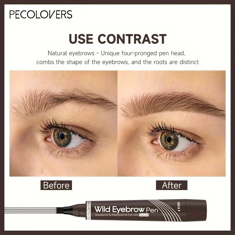 6 Colors 1pc Eyebrow Pen Waterproof 4 Split Tip Eyebrows Pen Eyebrow Tattoo Pen Waterproof Liquid Black Eyebrow Makeup Pencil 6 Colors 1pc Eyebrow Pen Waterproof 4 Split Tip Eyebrows Pen Eyebrow Tattoo Pen Waterproof Liquid Black Eyebrow Makeup Pencil