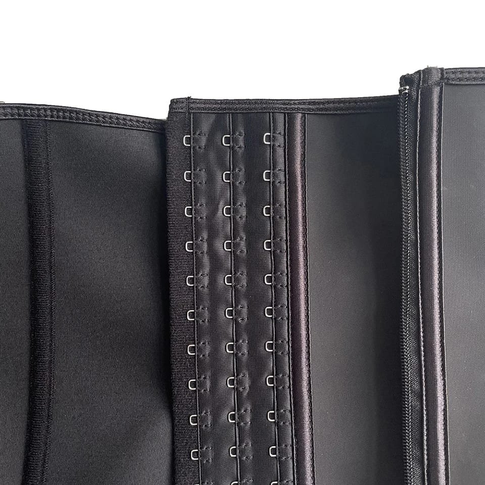 Women Plus Size Fajas Waist Trainer Corset Tummy Control Zipper Vest Body Shaper Cincher Shapewear Slimming Belt Sports Girdle