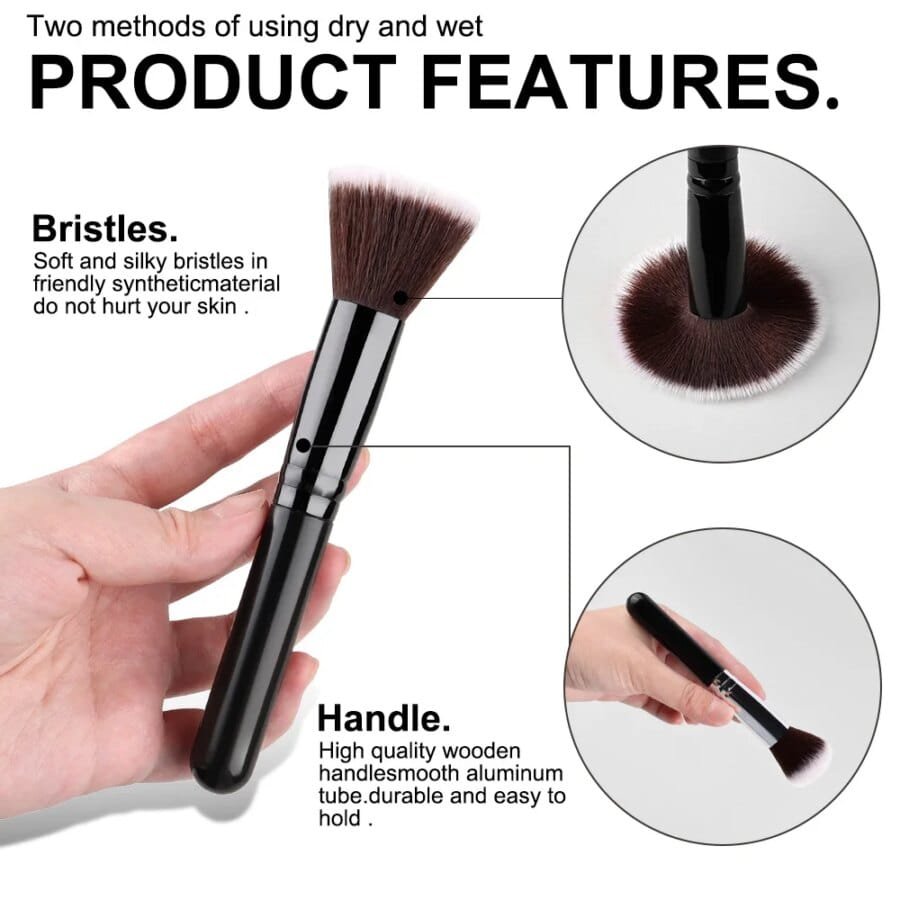 14 Piece Makeup Brush Set - Soft Foundation, Blush and Shadow Brushes - Image 3