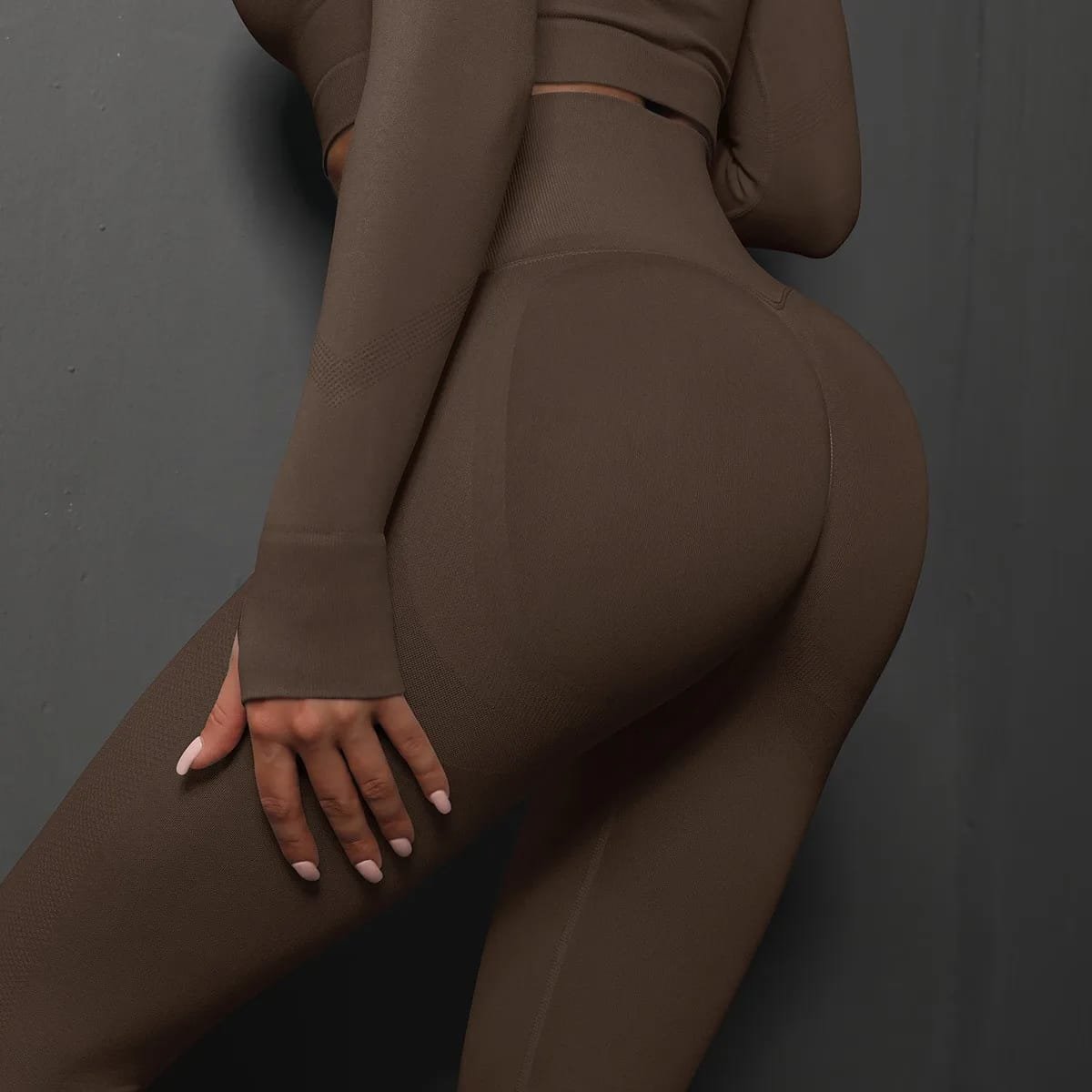 Leggings de yoga de cintura alta para mujer, leggings deportivos sin costuras con efecto push up, pantalones de yoga para correr, levantamiento de cadera, leggings de gimnasio altamente elásticos