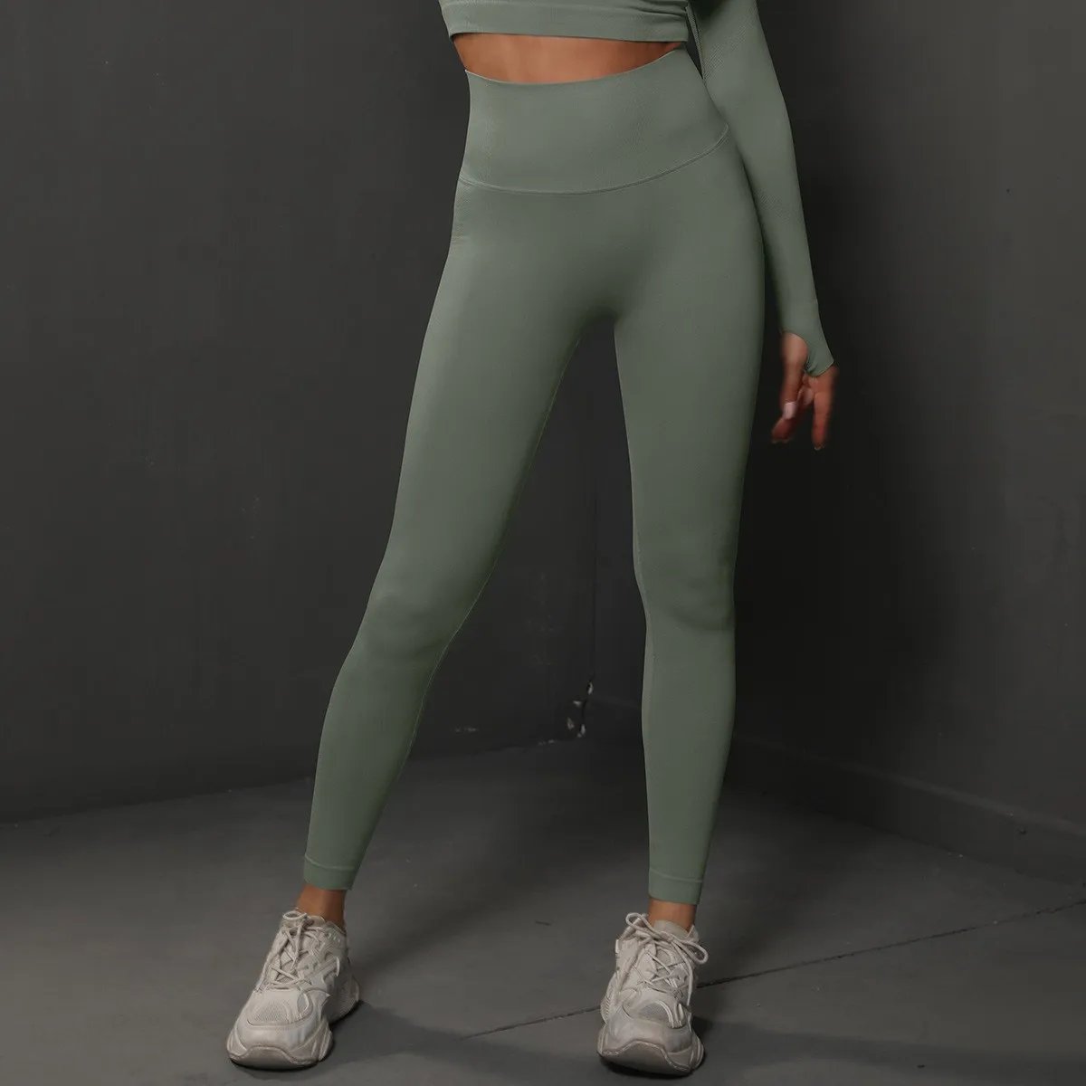 Leggings de yoga de cintura alta para mujer, leggings deportivos sin costuras con efecto push up, pantalones de yoga para correr, levantamiento de cadera, leggings de gimnasio altamente elásticos