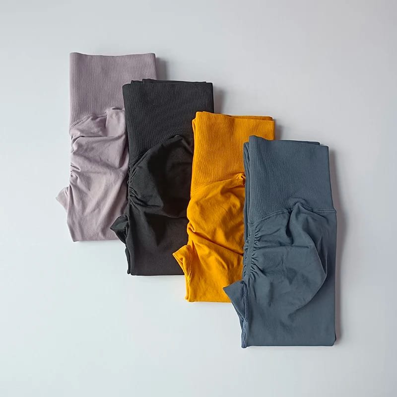 Leggings de yoga de cintura alta para mujer, leggings deportivos sin costuras con efecto push up, pantalones de yoga para correr, levantamiento de cadera, leggings de gimnasio altamente elásticos