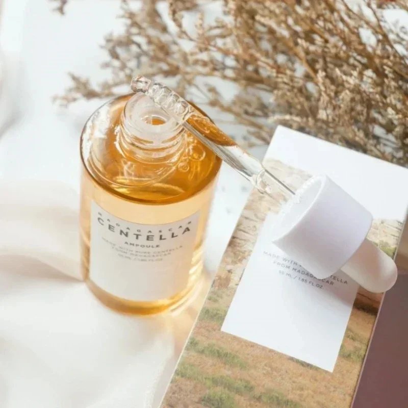 100 ml de esencia de centella asiática, suero facial iluminador, calmante e hidratante, cápsula iluminadora, solución diaria para el cuidado de la piel