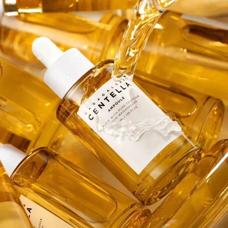 100 ml de esencia de centella asiática, suero facial iluminador, calmante e hidratante, cápsula iluminadora, solución diaria para el cuidado de la piel