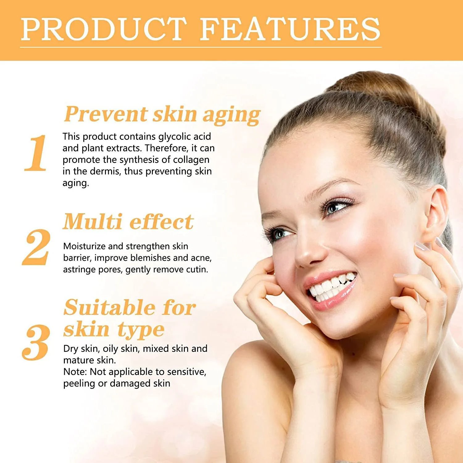 100ml Glycolic Acid 7% Toning Solution To Remove Acne and Moisturize Skin Rejuvenating Lotion 100ml Glycolic Acid 7% Toning Solution To Remove Acne and Moisturize Skin Rejuvenating Lotion