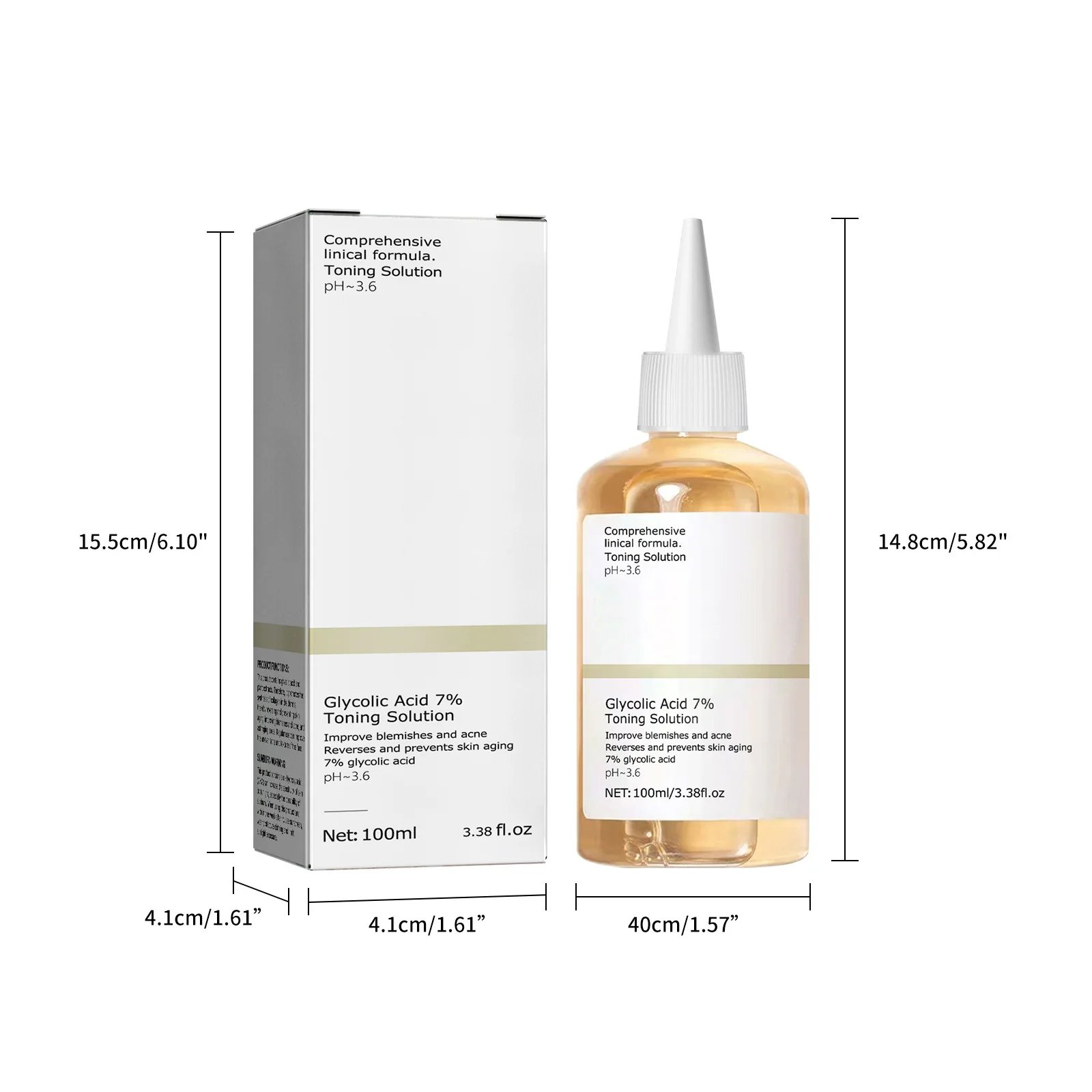 100ml Glycolic Acid 7% Toning Solution To Remove Acne and Moisturize Skin Rejuvenating Lotion 100ml Glycolic Acid 7% Toning Solution To Remove Acne and Moisturize Skin Rejuvenating Lotion