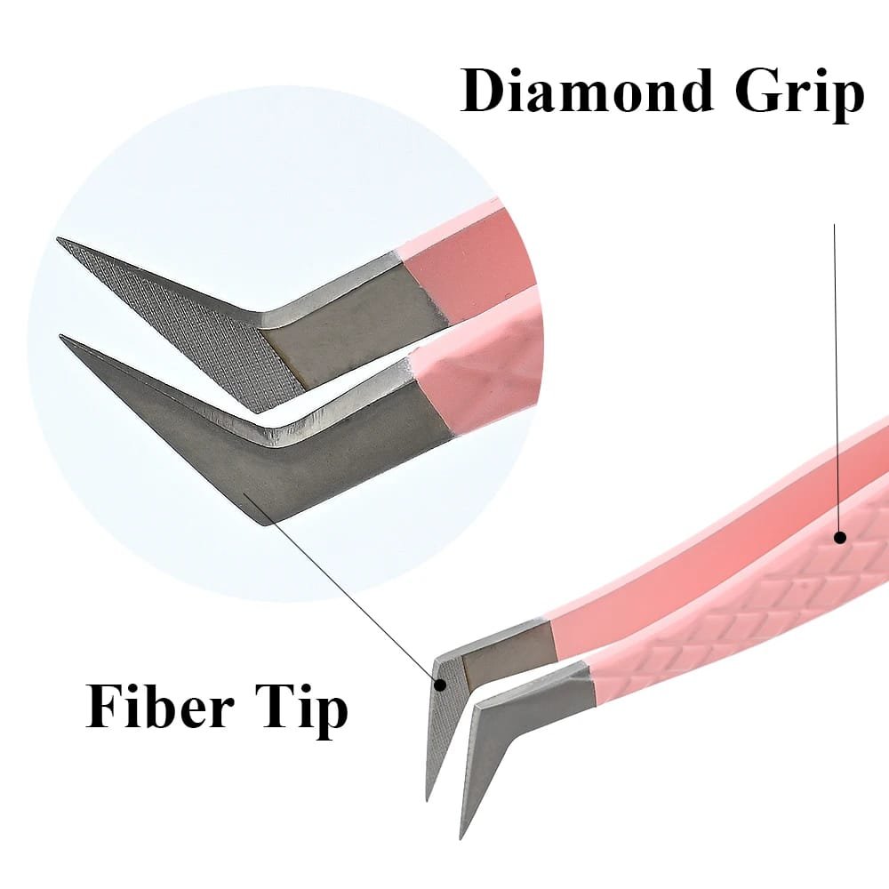 LAGEE Fiber Tip Eyelash Extension Tweezer Volume Isolation Precise Lash Tweezers Nano Technology Eyebrow from Nagaraku Makeup LAGEE Fiber Tip Eyelash Extension Tweezer Volume Isolation Precise Lash Tweezers Nano Technology Eyebrow from Nagaraku Makeup