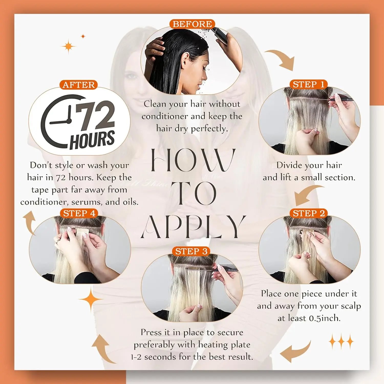 Full Shine Tape In Human Hair Extensions Balayage Blonde Color Omber 100% Human Hair Skin Weft Glue On Seamless Remy Hair Full Shine Tape In Human Hair Extensions Balayage Blonde Color Omber 100% Human Hair Skin Weft Glue On Seamless Remy Hair