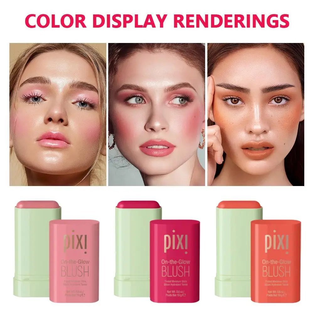 Pixi Blush Stick 3 In 1 Easy Color Rouge Blusher Cream Cheek Eye Lip Tinted Waterproof Mositure Face Contouring Shadow Blusher Pixi Blush Stick 3 In 1 Easy Color Rouge Blusher Cream Cheek Eye Lip Tinted Waterproof Mositure Face Contouring Shadow Blusher
