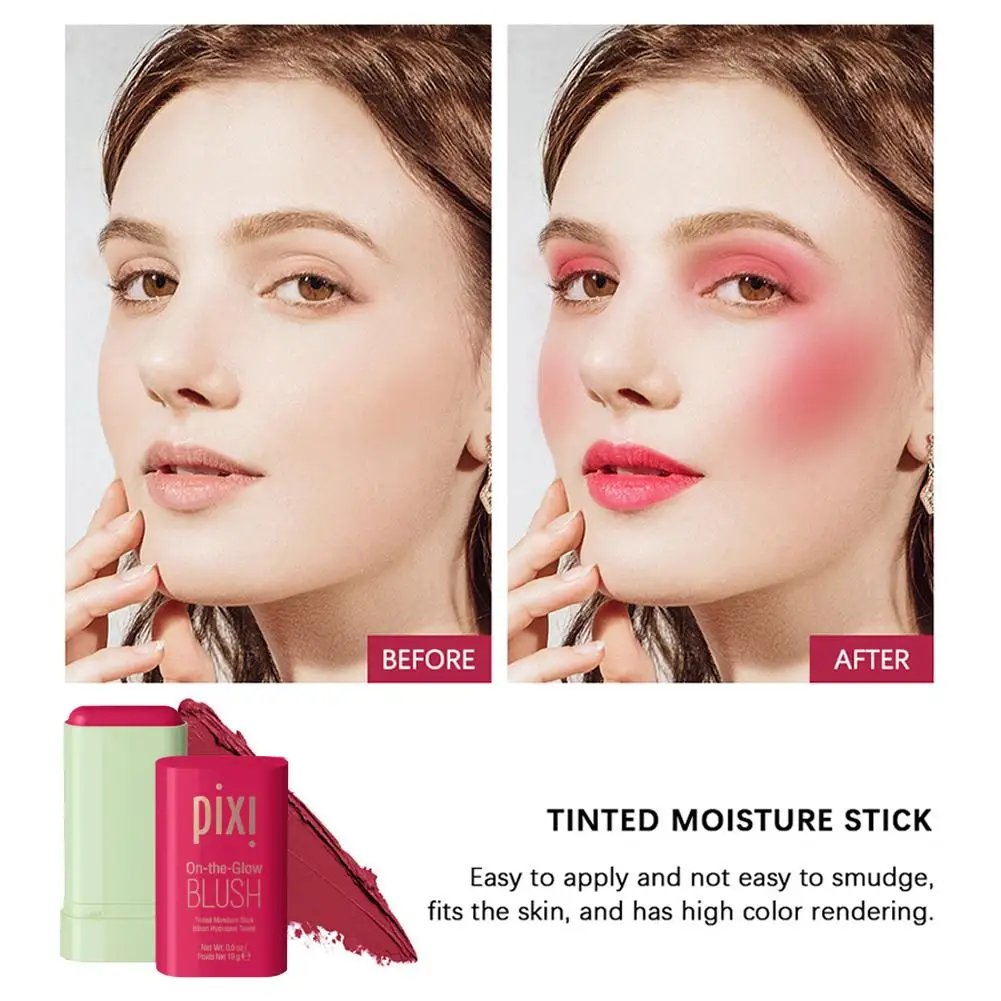 Pixi Blush Stick 3 In 1 Easy Color Rouge Blusher Cream Cheek Eye Lip Tinted Waterproof Mositure Face Contouring Shadow Blusher Pixi Blush Stick 3 In 1 Easy Color Rouge Blusher Cream Cheek Eye Lip Tinted Waterproof Mositure Face Contouring Shadow Blusher