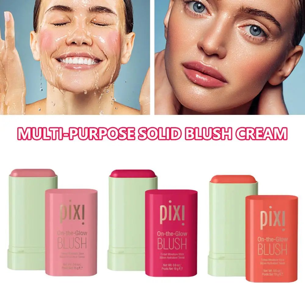 Pixi Blush Stick 3 In 1 Easy Color Rouge Blusher Cream Cheek Eye Lip Tinted Waterproof Mositure Face Contouring Shadow Blusher Pixi Blush Stick 3 In 1 Easy Color Rouge Blusher Cream Cheek Eye Lip Tinted Waterproof Mositure Face Contouring Shadow Blusher