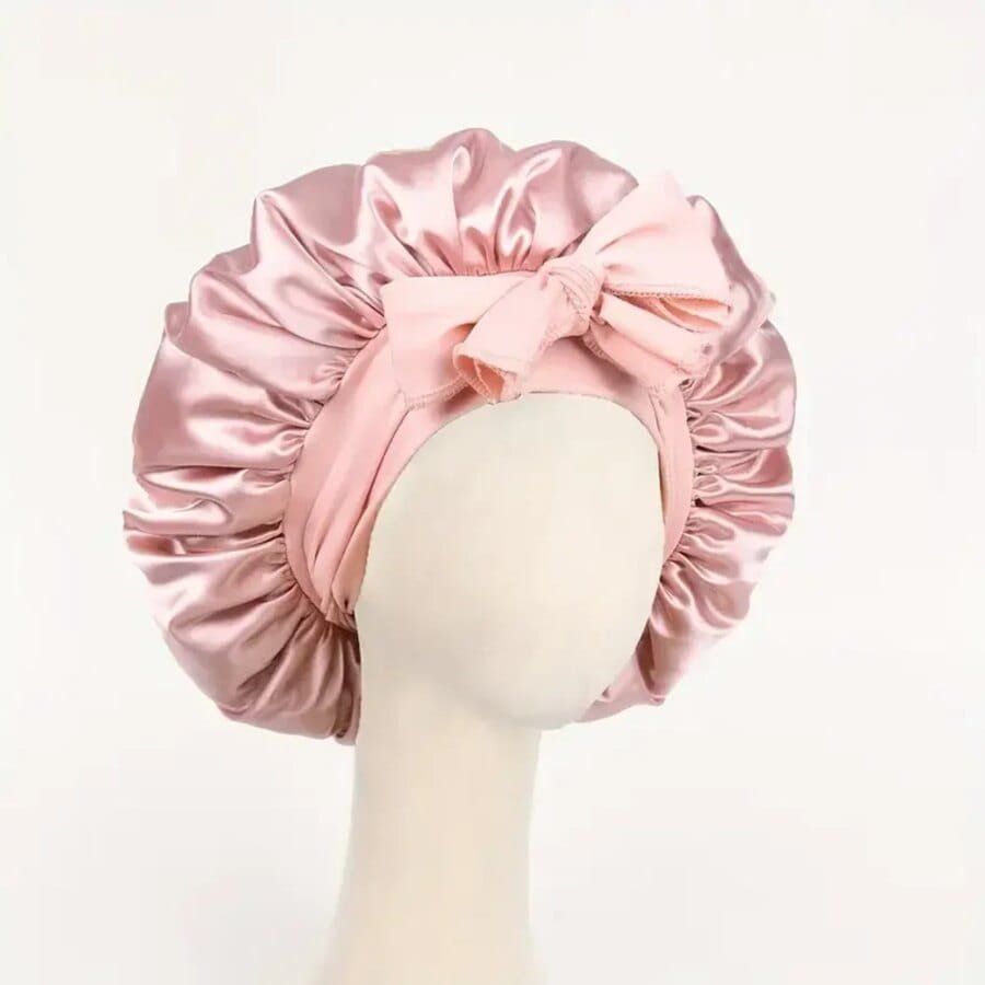 Adjustable Satin Bonnet with Headband - Hair Protection While Sleeping, Unisex