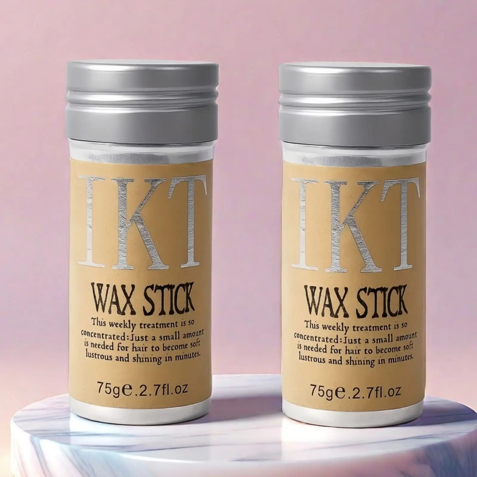 Hair Wax Stick For Kids Women with Slick Back Brushes Gel Pomade for Little Girls Toddler Flyaway Hair Wig Styling Accessories