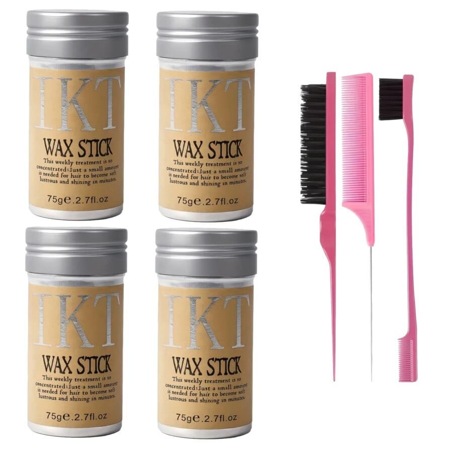 Hair Wax Stick - Soft Hold for Girls and Women, Frizz Control and Polished Hairstyles