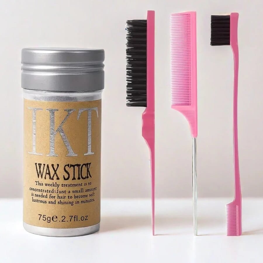 Hair Wax Stick - Soft Hold for Girls and Women, Frizz Control and Polished Hairstyles - Image 2